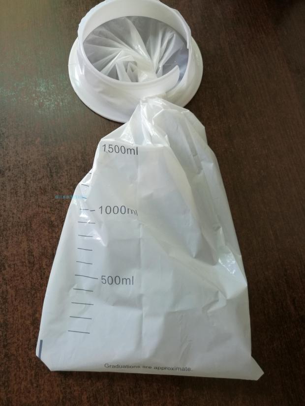 一次性封闭式儿童呕吐袋学校幼儿园呕吐物应急处置包 (湖蓝色1000ml)
