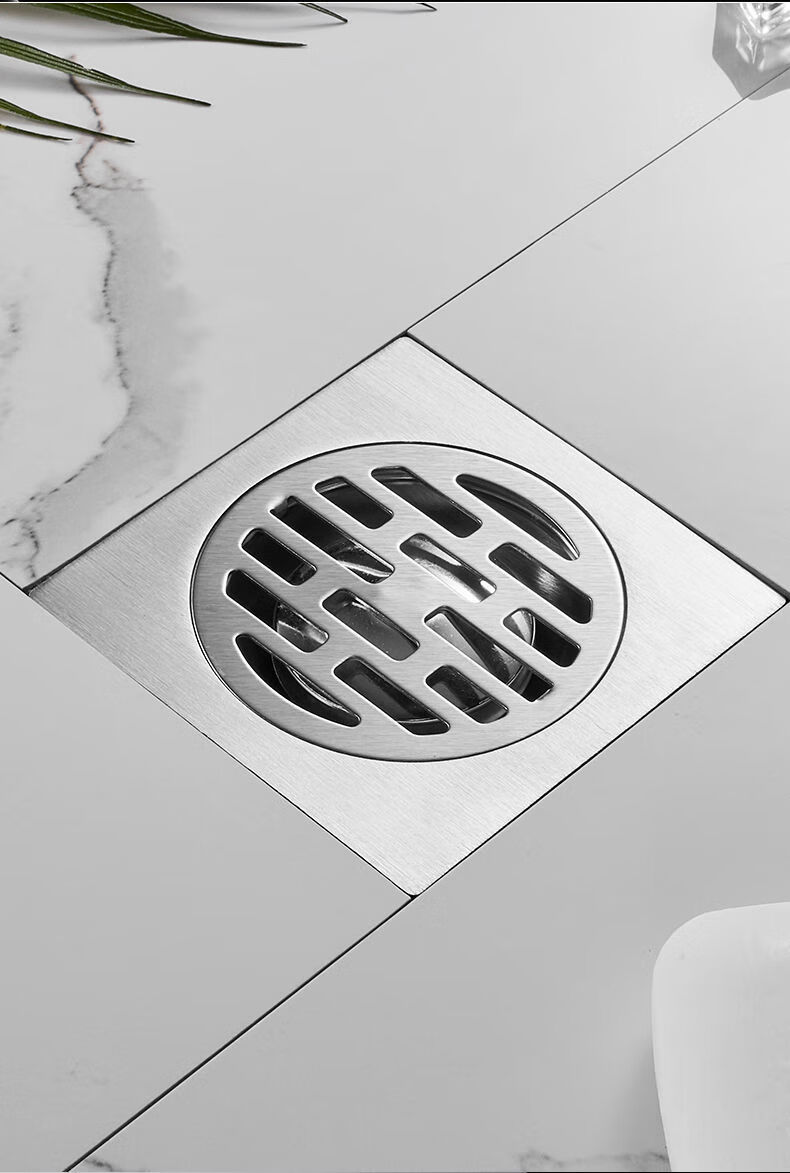 浴室不锈钢防臭地漏卫生间洗衣机双用下水道防臭器密封圈神器工程