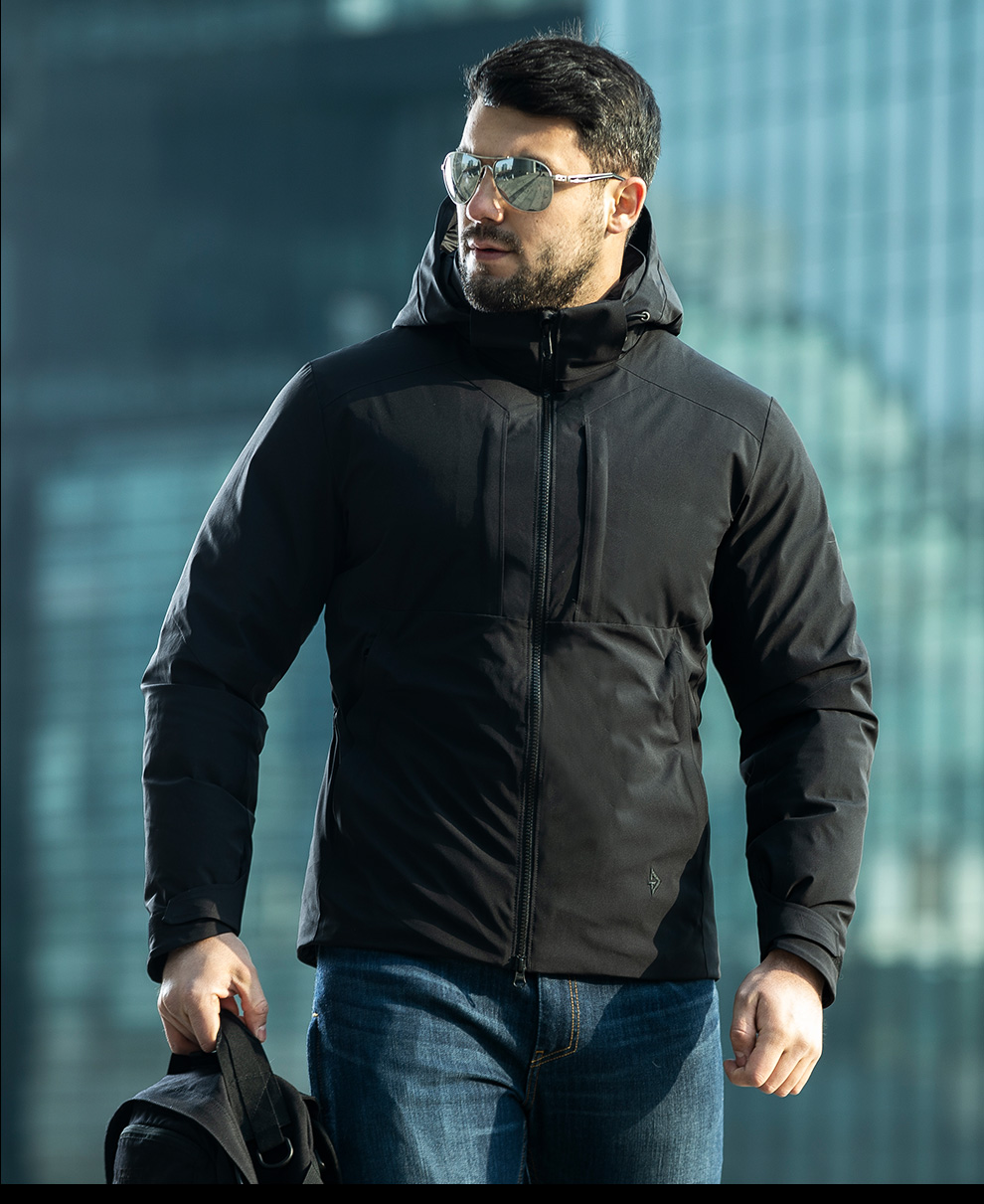 新品龙牙隐炽夹克羽绒服700蓬鹅绒男士保暖防寒外套铁血君品暗夜蓝xs