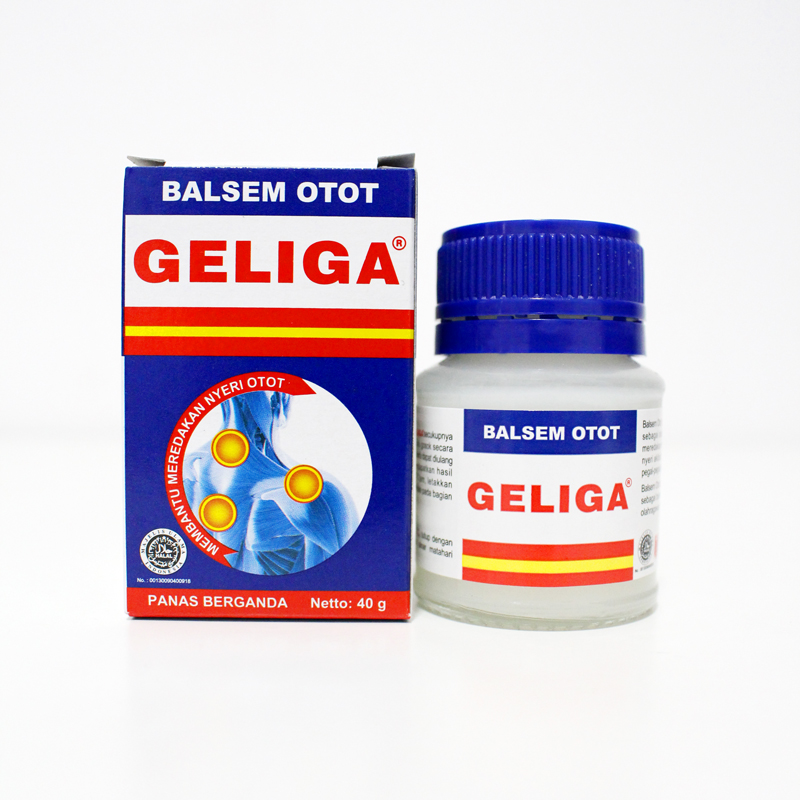 印尼geliga酸痛膏按摩膏鹰标肌肉酸痛膏19新款鹰标舒筋露肩膀酸痛40g