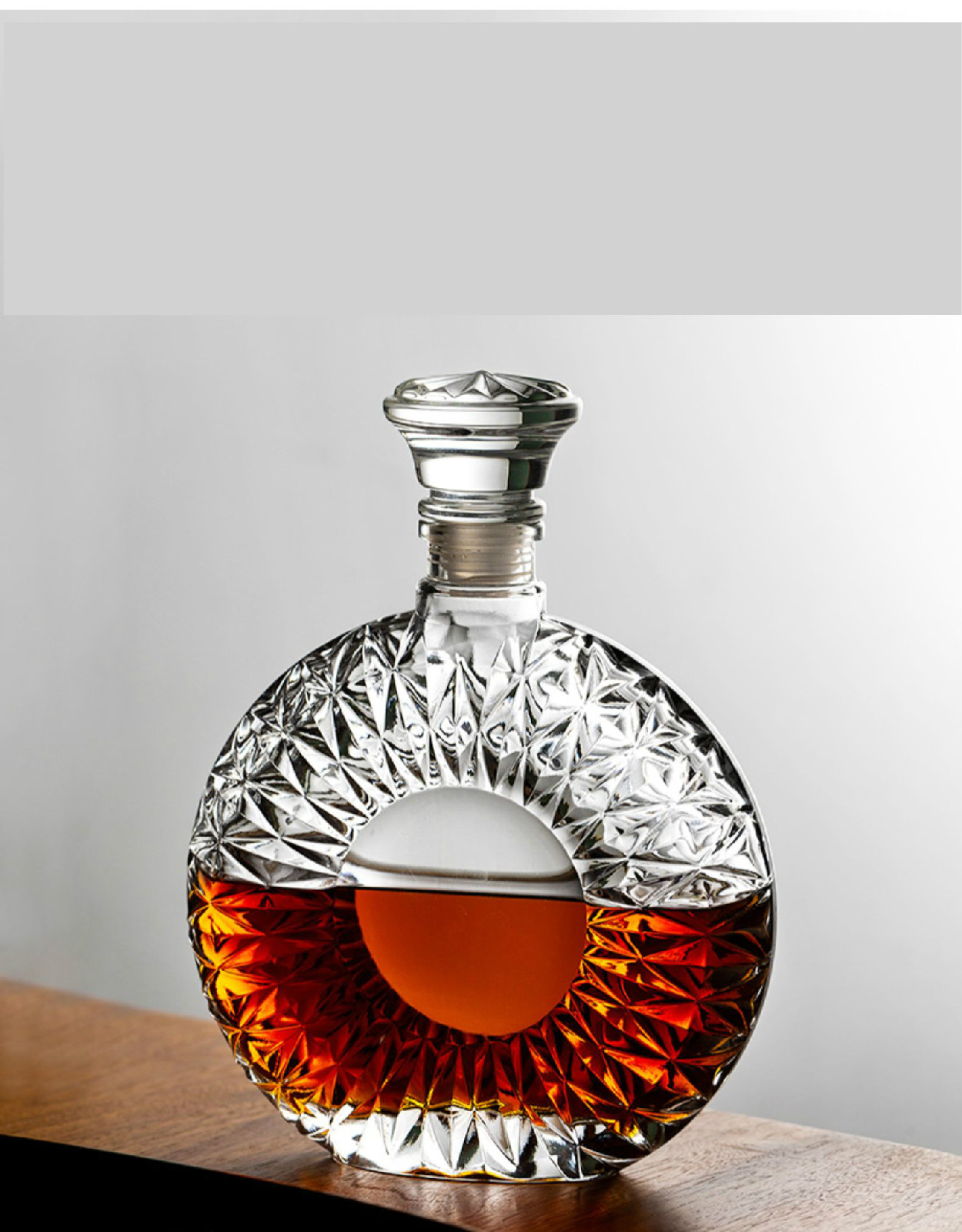 蕾菲娅创意玻璃酒瓶空瓶密封威士忌酒樽家用一斤装洋酒