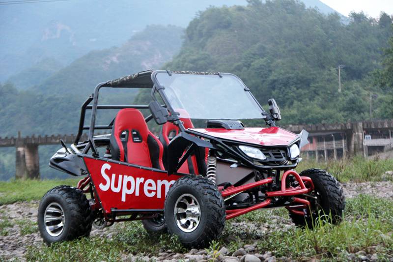 卡丁车 卡丁车四轮越野摩托车沙滩车汽油成年燃油双人座全地形景区