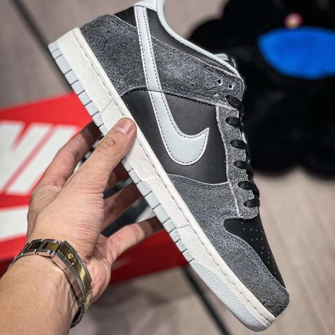 aj男女鞋dklowretro烟灰斑马纹sb休闲百搭低帮运动滑板板鞋dh793-00