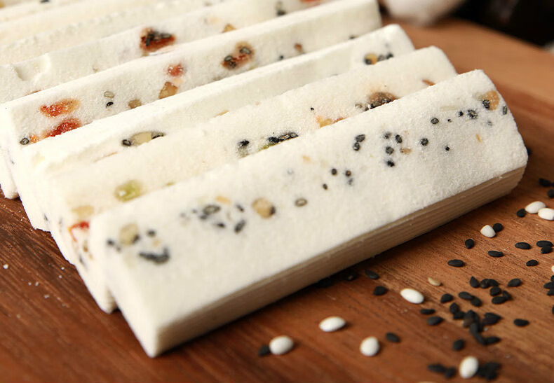 樱安娜 合川特色桃片云片糕糯米糕点心核桃芝麻糕桂花糕雪片喜糕传统