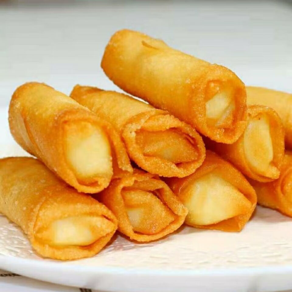 糕点港式速食零食点心下午茶半成品 脆皮炸鲜奶210克1包12个【图片