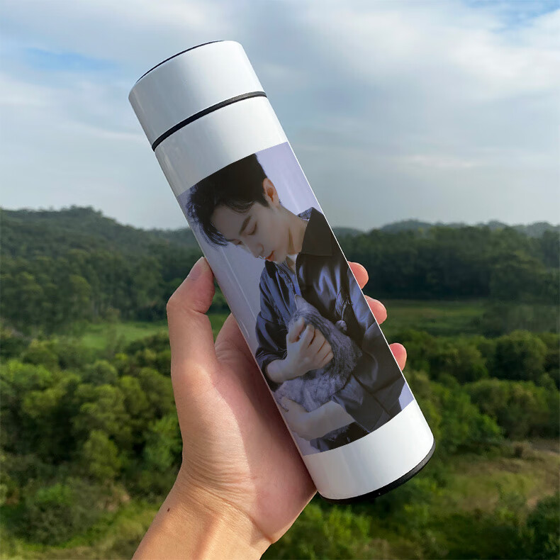 2022新款肖战同款智能保温杯 肖战同款智能保温杯签名女生水杯子定制