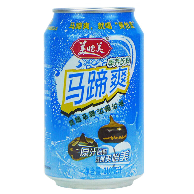 美怡美马蹄爽荸荠饮料果汁整箱310ml12瓶网红饮品马蹄爽整箱310ml12瓶
