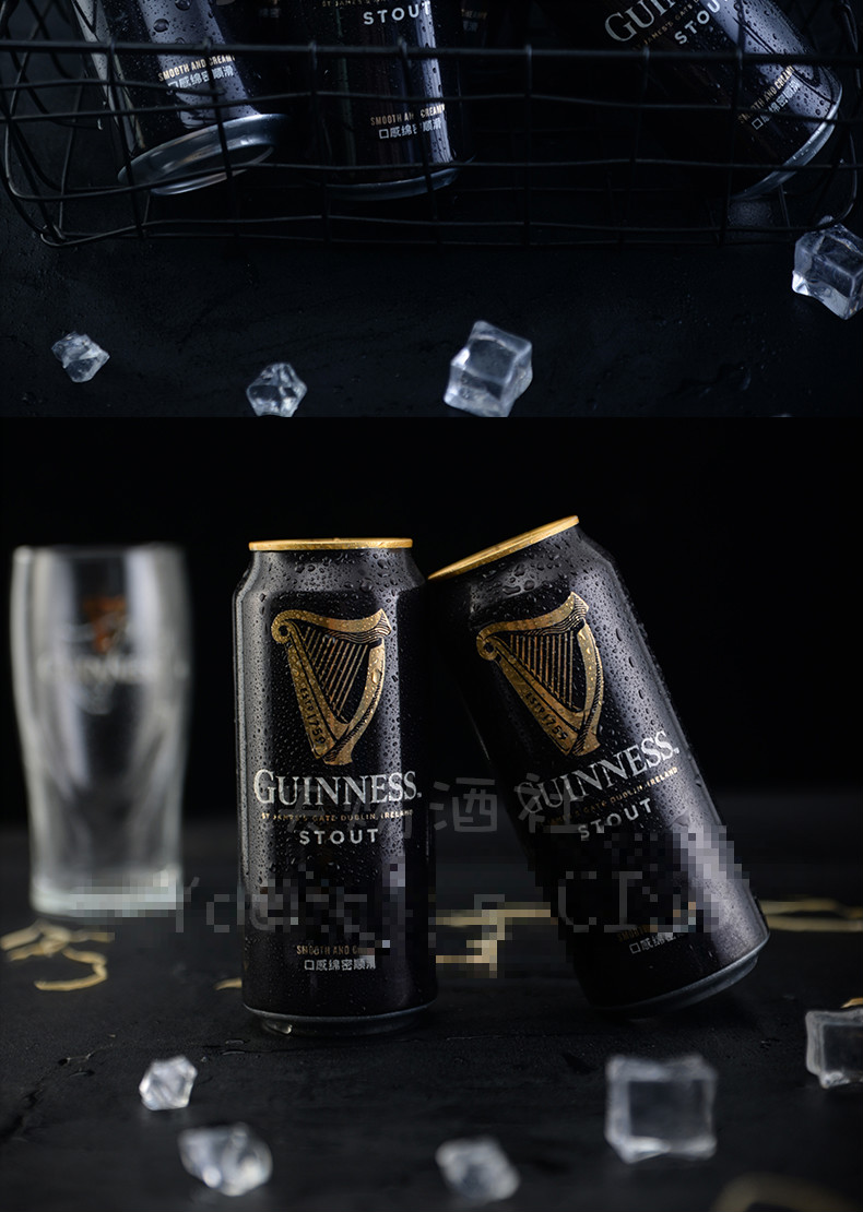 康师傅 5听尝鲜 guinness健力士啤酒 爱尔兰原装进口 世涛罐装黑啤酒4