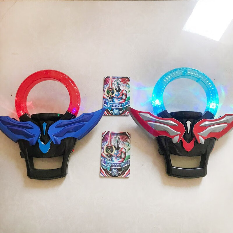 万代(bandai)黑暗圆环欧布奥特慢变身器伽古拉欧不之环手环召唤器卡片