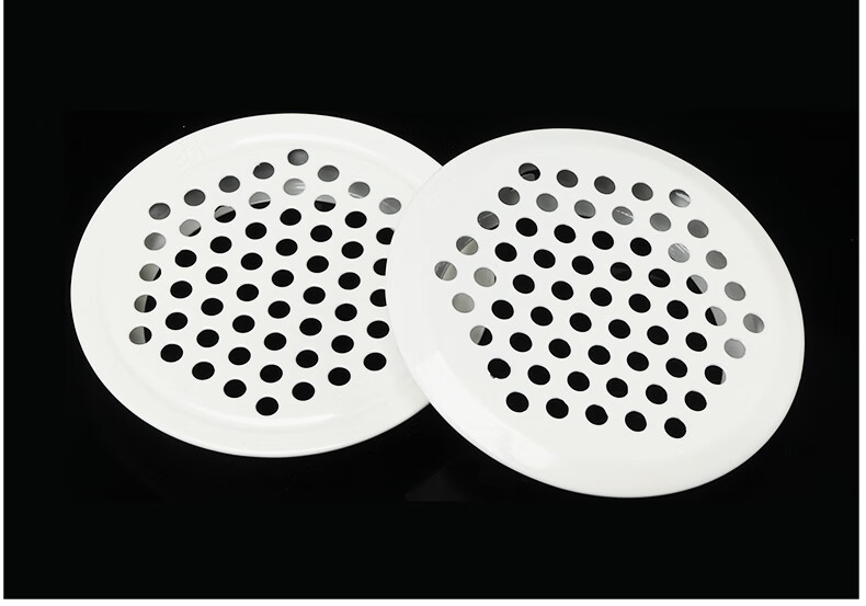 不锈钢透气孔鞋柜衣柜门橱柜白色通风孔透气网盖散热出气孔去味平面开