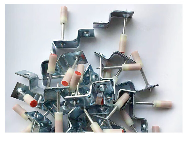 集成吊顶一体钉子吊顶消音钉丝杠木工装修射钉 32 方消防钉【200个】