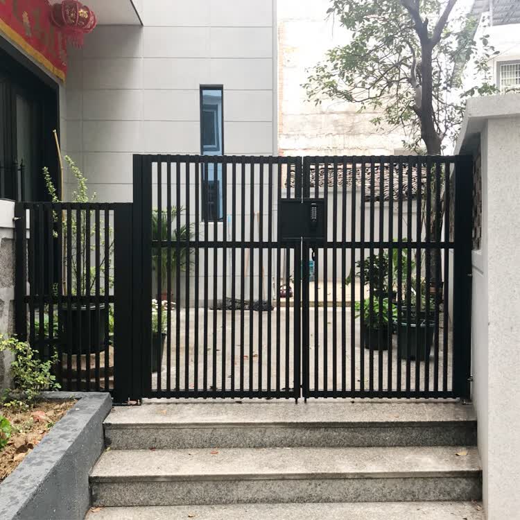 铝合金大门轻奢简约铁艺大门庭院门别墅家用围墙双开门小区乡村农村
