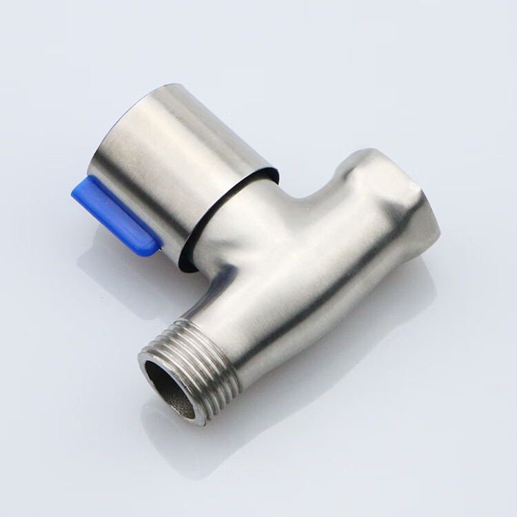 卫浴五金304不锈钢直通阀止水三角阀内外丝4分冷热水通用304内外丝