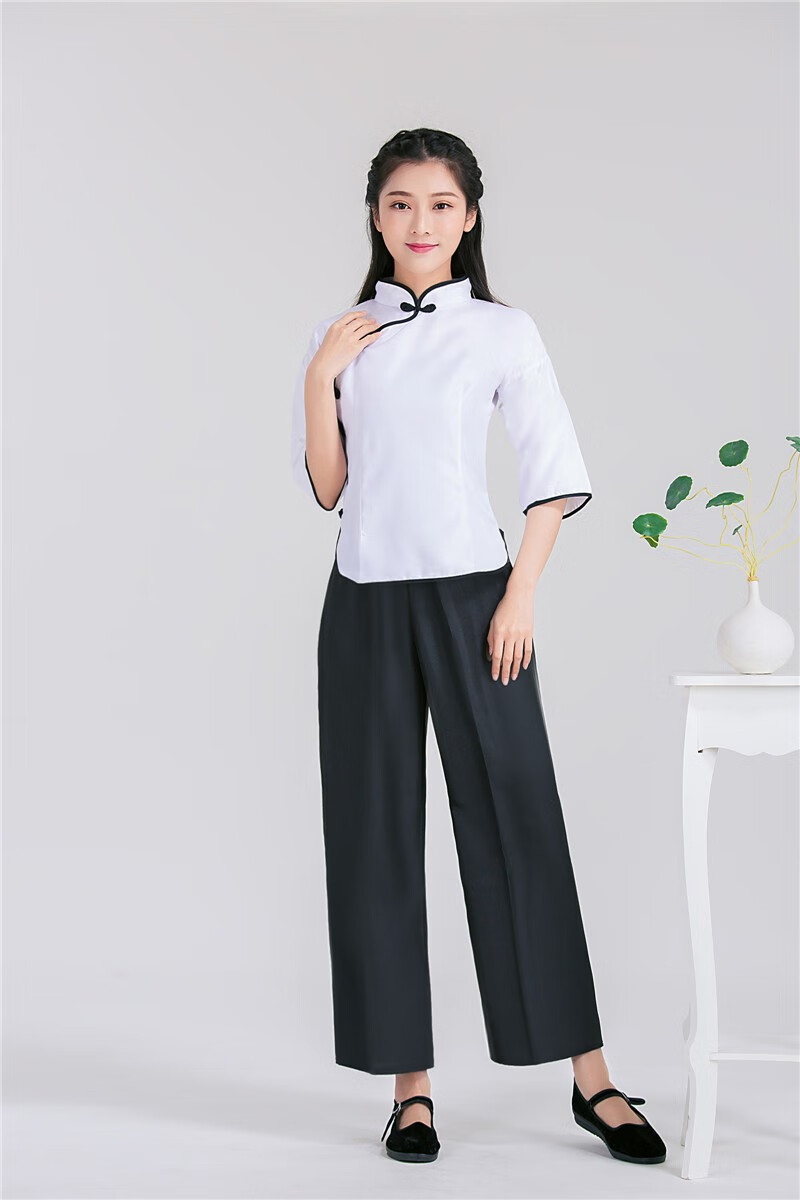 民国学生装女五四青年装民国时期古装服装校服毕业服影楼主题写真 天