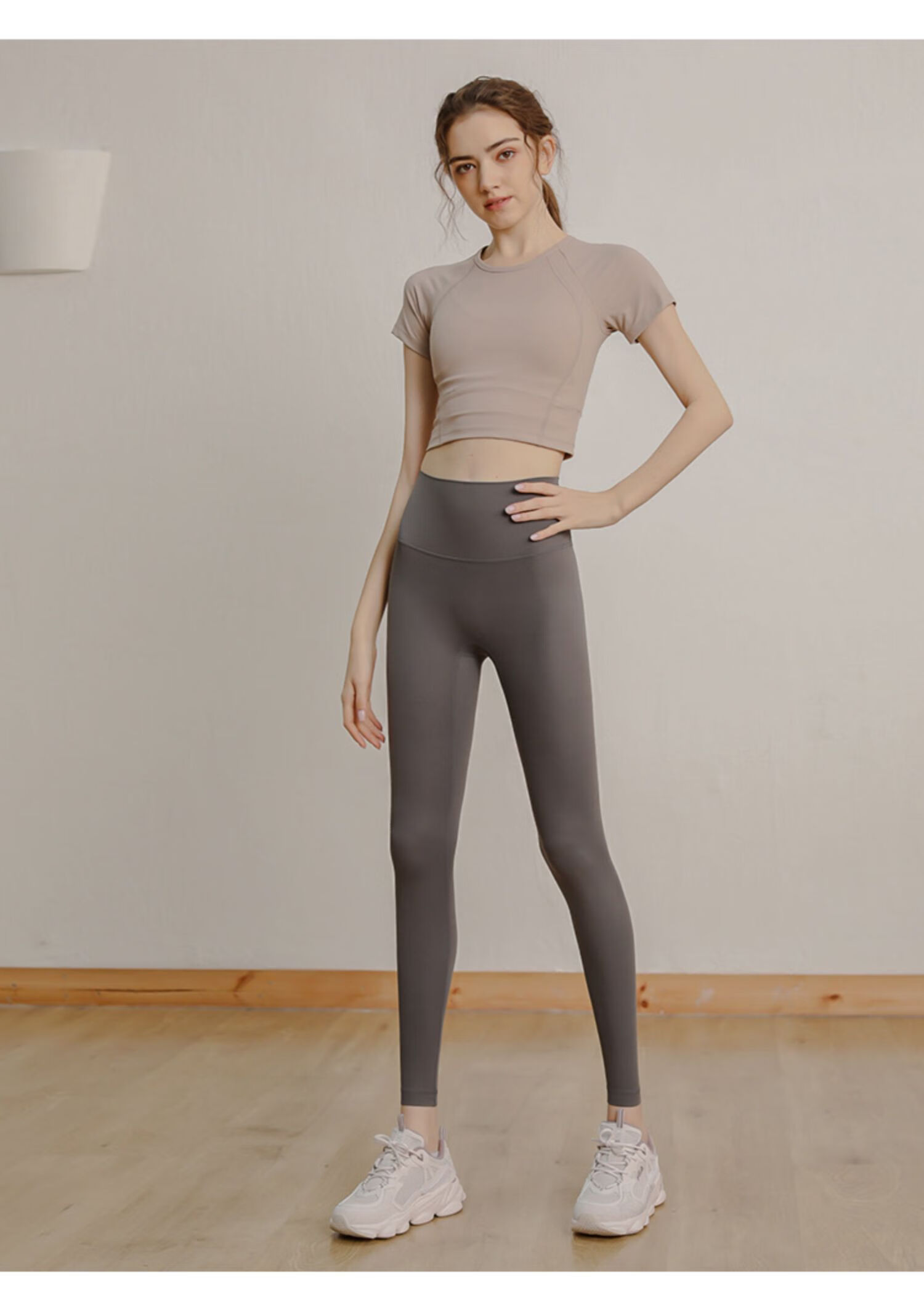 幻斯贝(huansibei)高级感瑜伽服上衣恤女运动健身服速干普拉提上衣