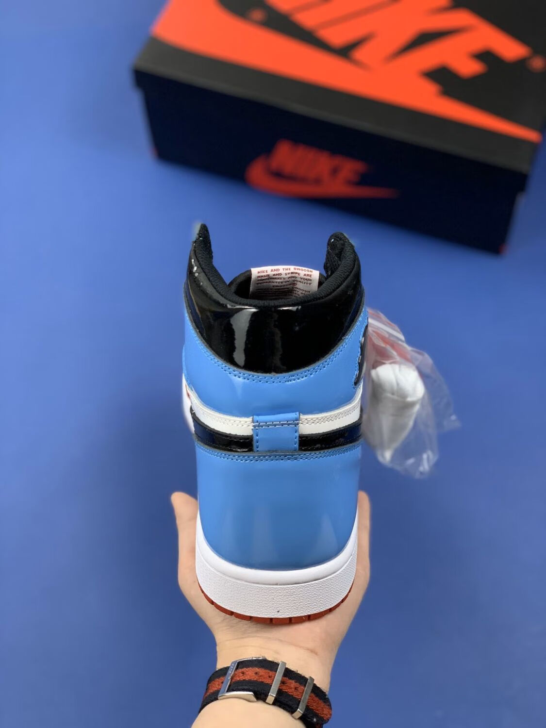 耐克nike【官方自营旗舰】air aj1 mid红蓝警灯男女鞋潮流经典篮球