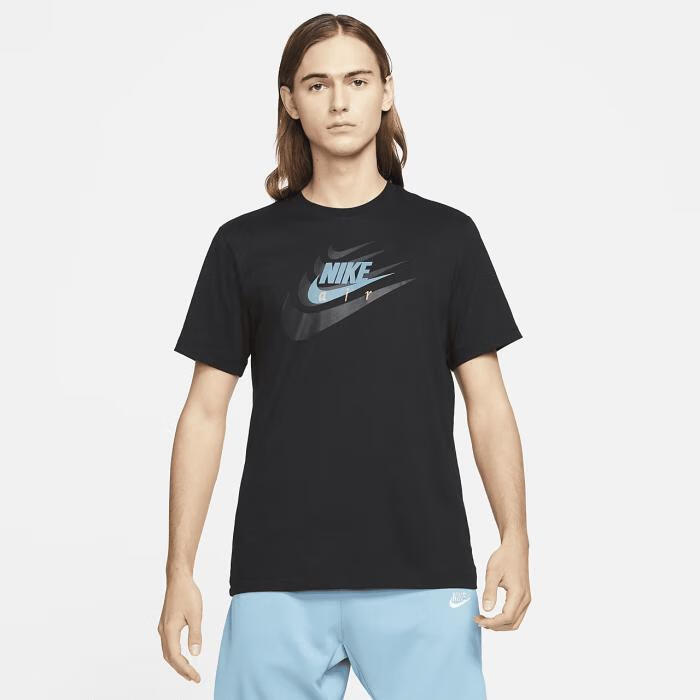 耐克nike男士t恤泡泡印花柔软经典款式标准版型短袖夏季日常百搭dd