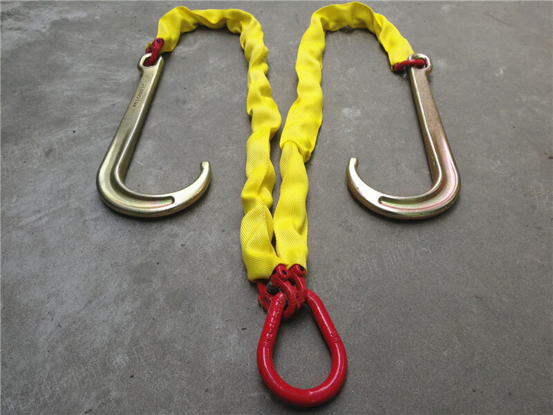 适用于东风解放清障车救援车配件拖车吊链挂钩高强度拖车挂钩黑金刚5