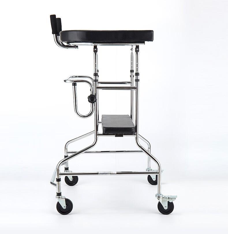 脑中风偏瘫站立架老年人锻炼学步车成人助行器医用下肢训练车站立架
