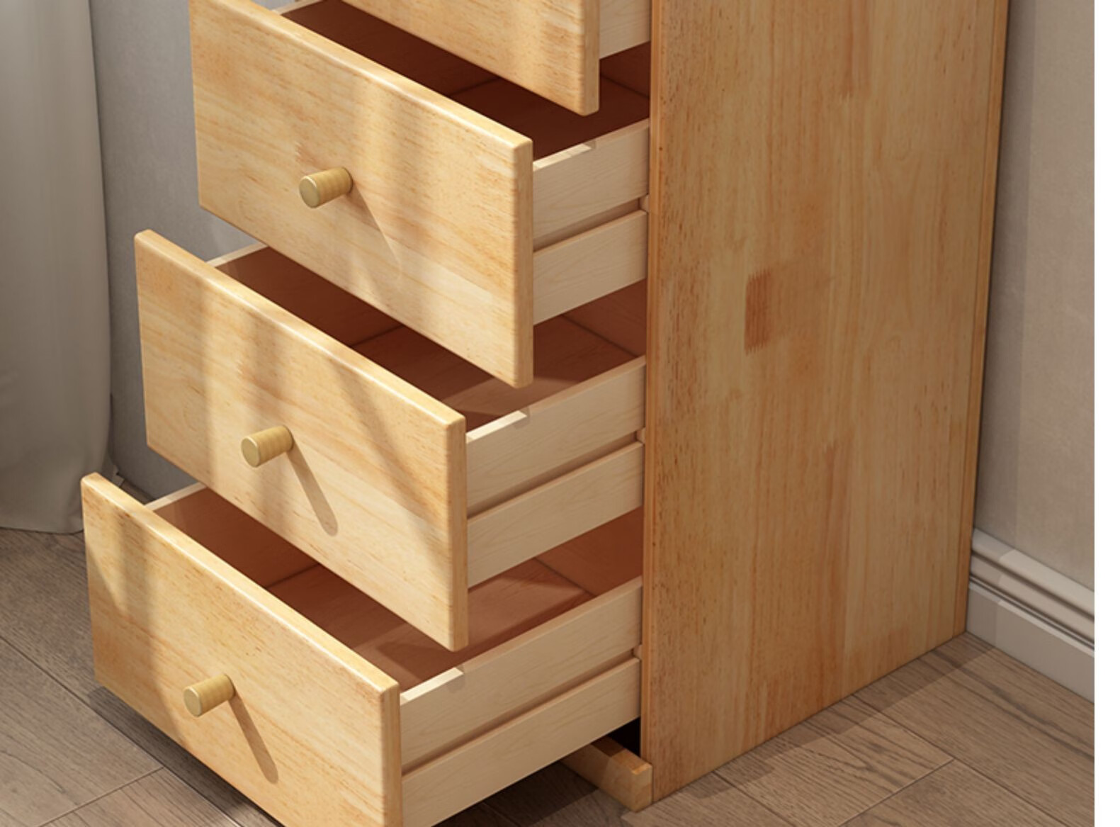 弘帆角柜实木客厅墙角落地置物柜三角形拐角置物架角落柜边角柜北欧