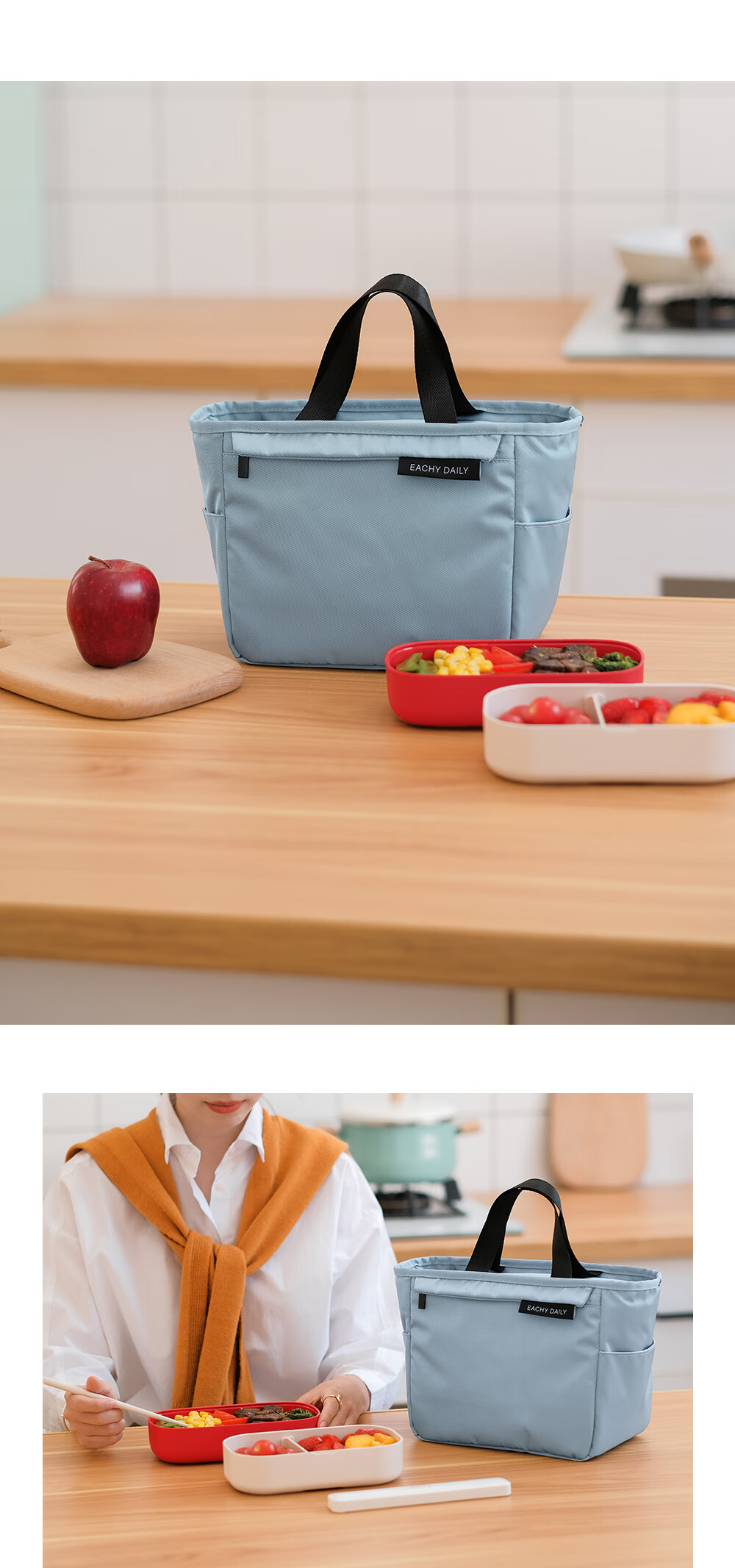 小学生餐包装饭盒手提包保温袋铝箔便当袋子饭兜带饭包大号小学生上班