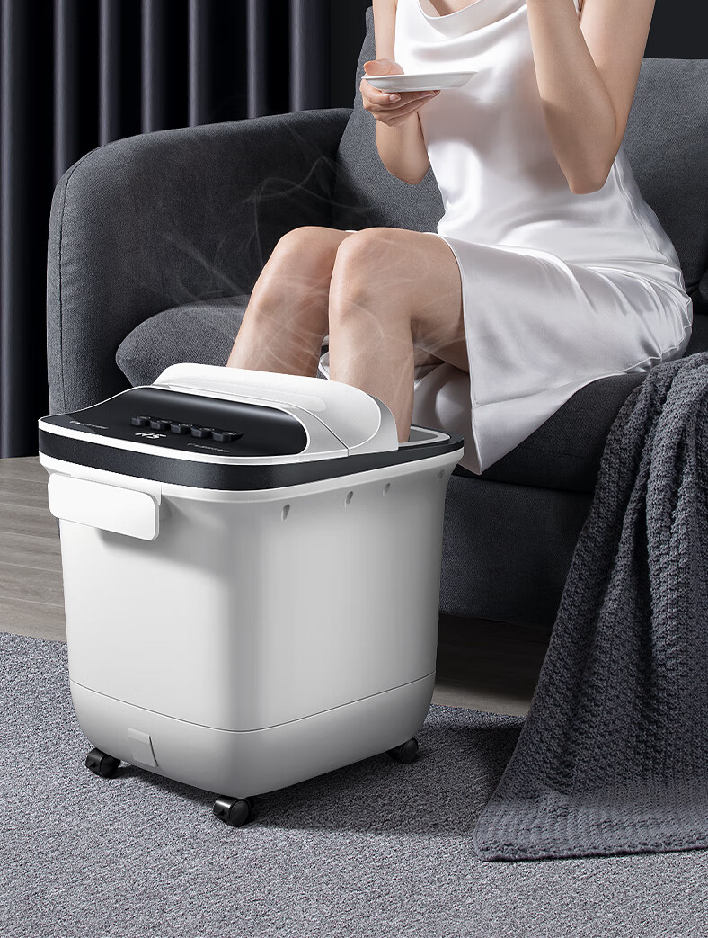 涌金泡脚桶同款全自动智能加热恒温洗脚过小腿电动足浴盆按摩神器家用