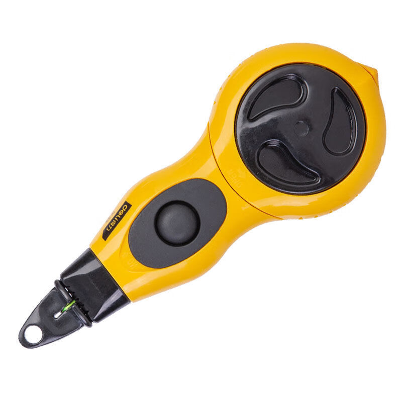 卷线墨斗手动弹线器画线器木工工具粉斗dl23得力墨斗线长15m自卷式