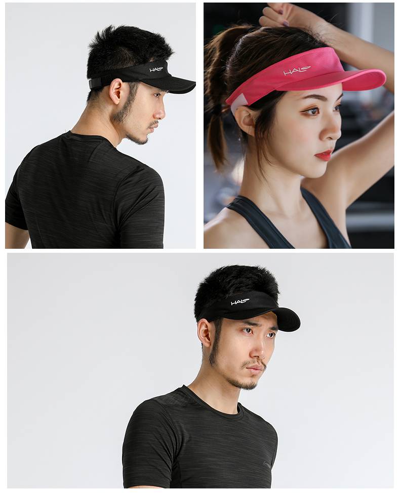 跑步导汗帽美国halo运动空顶帽户外跑步导汗帽马拉松速干防晒遮阳无顶