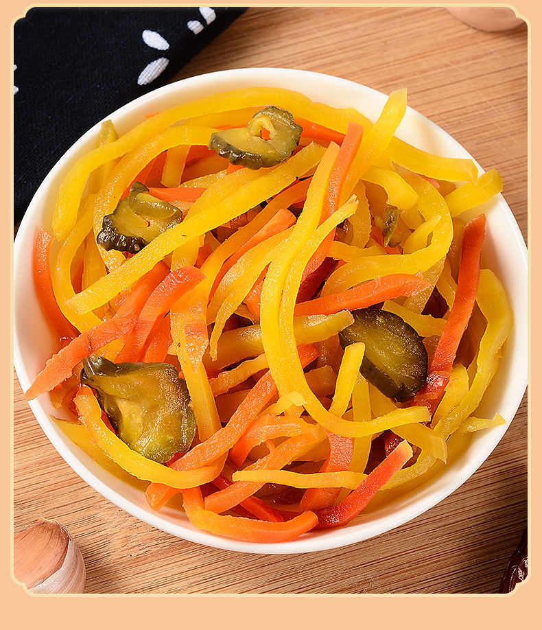 苏北酱菜 美味什锦菜 杂菜 咸菜 早餐小菜 爽口泡菜下饭菜 玫瑰大头菜