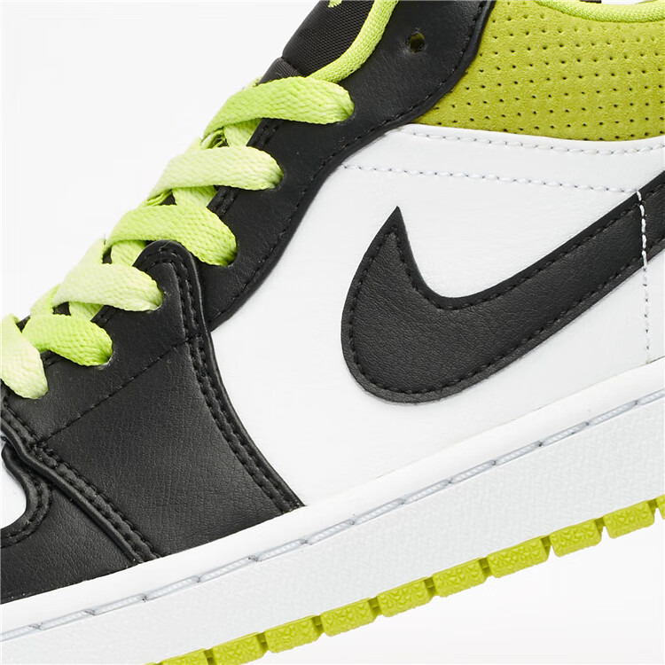 耐克乔1air jordan 1 aj1low cyber green荧光绿低帮篮球鞋 ct1564