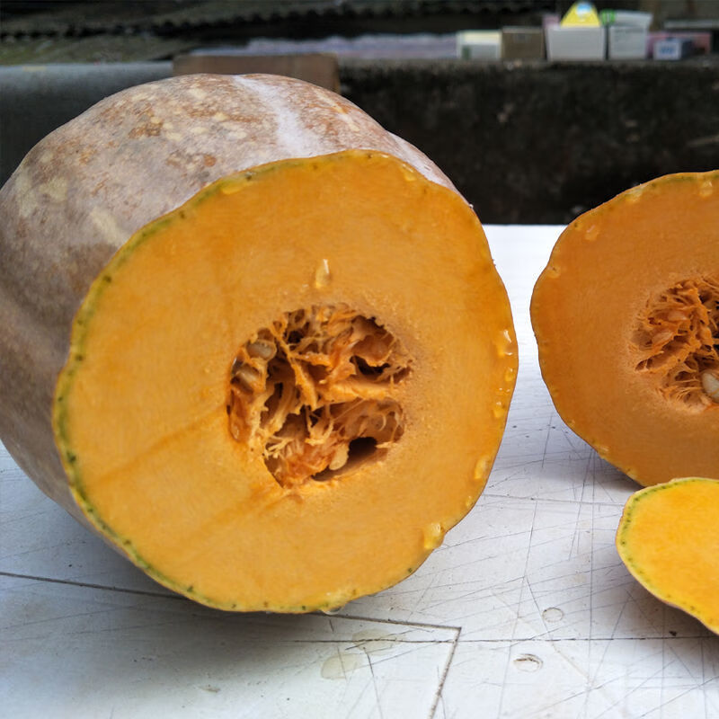 2021新鲜自然熟老南瓜黄皮粉糯甜孕妇宝宝辅食农家蔬菜老品种南瓜老