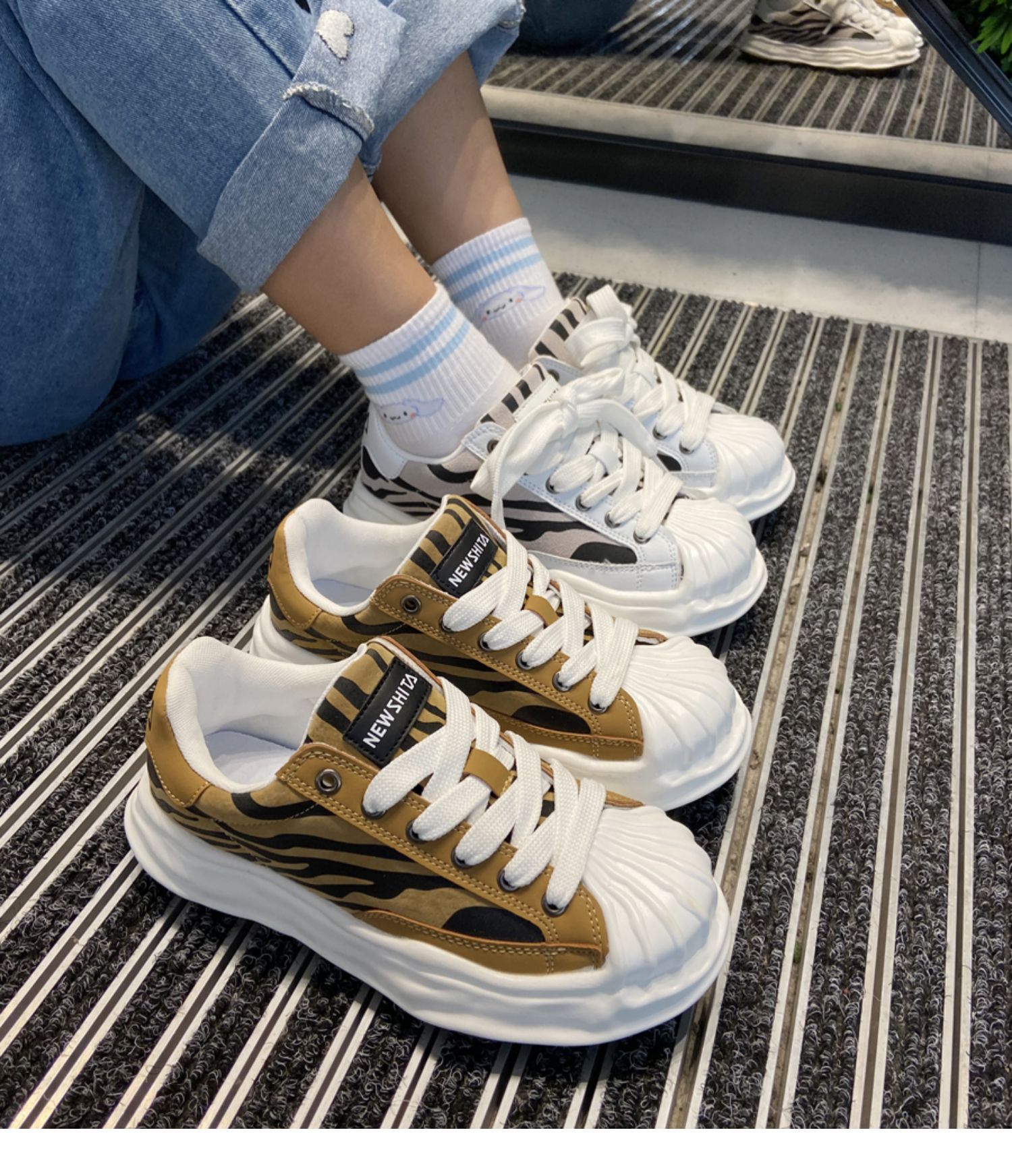 欧洲站高端品牌三原康裕联名溶解鞋贝壳头mmy溶解板鞋男女原创小众