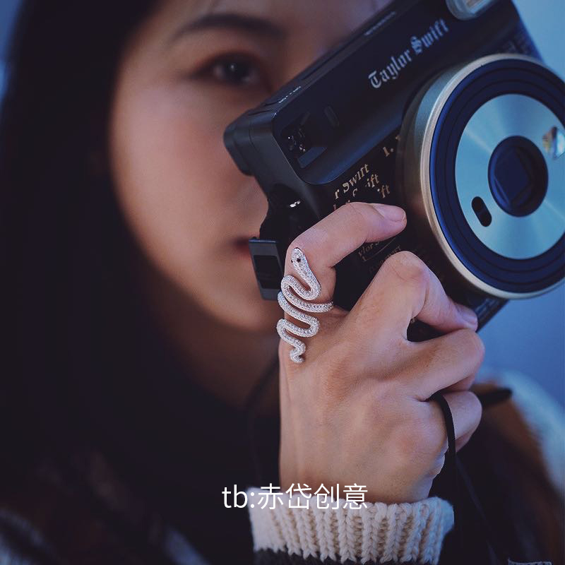 定制taylor周边赤岱创意霉霉taylorswift蛇形戒指蛇戒泰勒斯威夫特