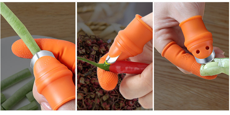 neyankex拇指刀摘菜专用花椒采摘器摘果器采摘指甲手套掐尖神器摘辣椒