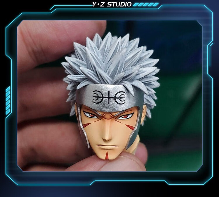 qiulang手办动漫火影忍者二代目千手扉间模型gk雕像二次模玩预订cs