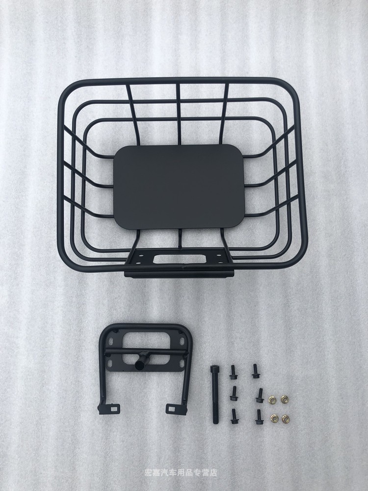 适用小牛电动车govag0前筐车篮框车筐g0前置车篮储物框改装配件govago