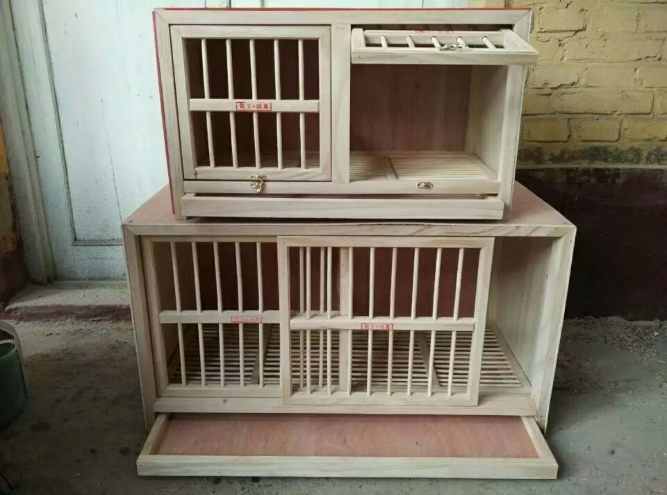 鸽具实木巢箱信鸽配对笼赛鸽巢箱组合巢箱鸽子用品用具鸽子繁殖箱