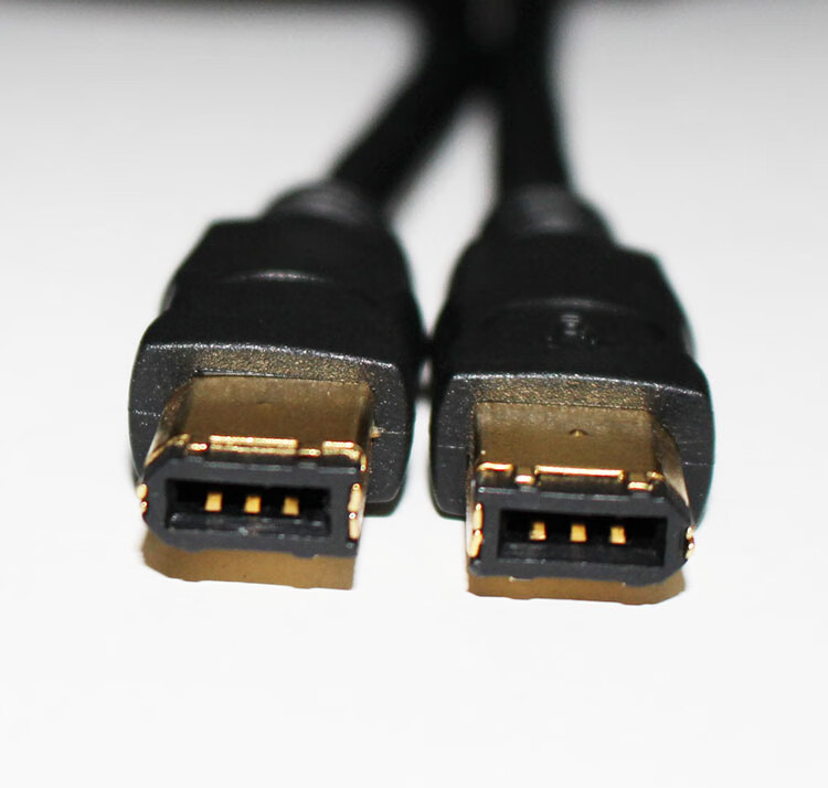 avt灰点大恒工业相机ieee1394b数据线火线ccd相机连接屏蔽带螺丝 定制