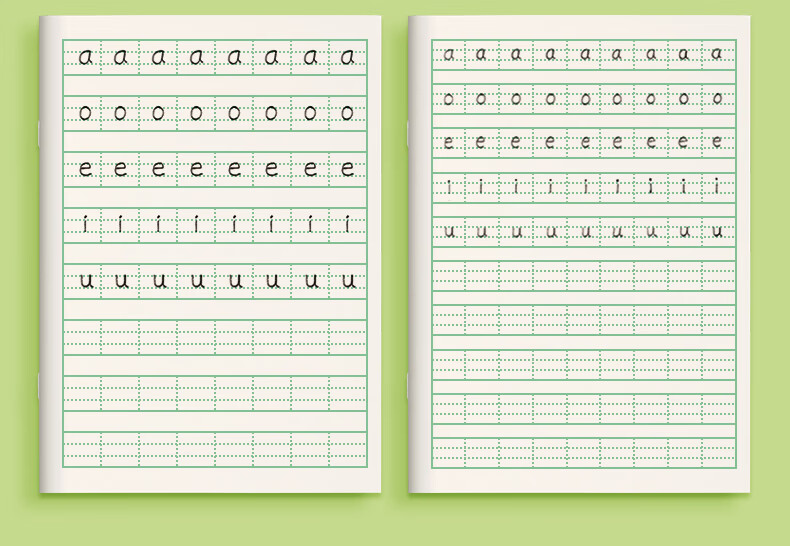 拼音本一年級田格本小學生拼音田字格本生字本二年級全國標準兒童練字