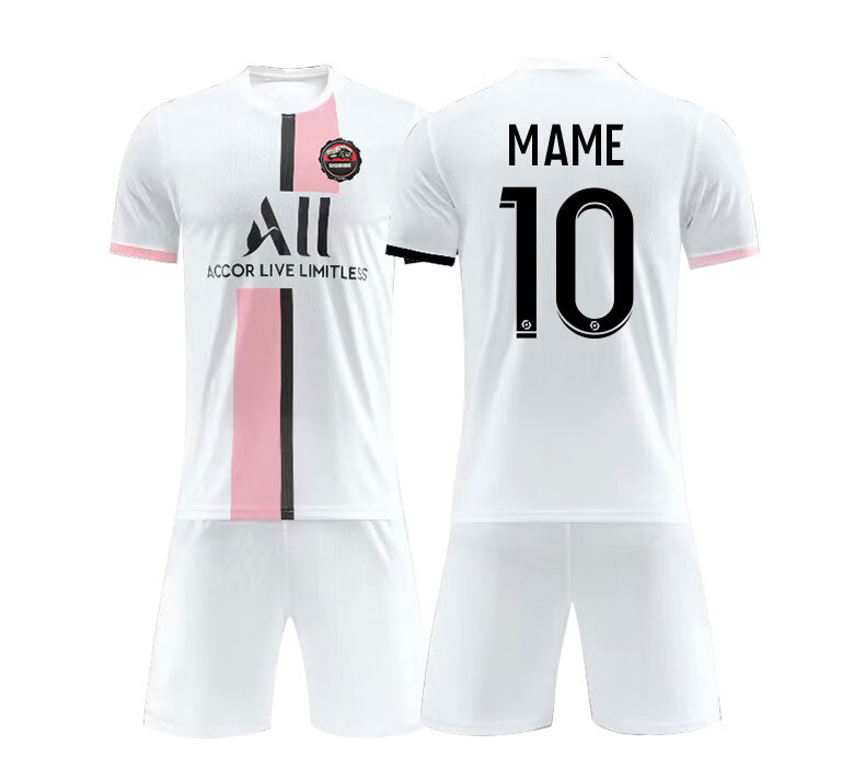 卡尔美足球服同款足球服套装男小学生足球服儿童印字号皇马c罗梅西