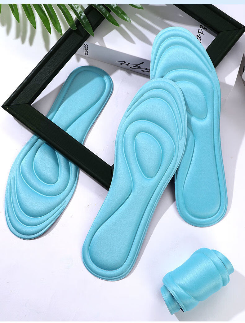 谷慕兰军训神器鞋垫久站不累男女按摩防痛吸汗透气舒适运动减震加厚超