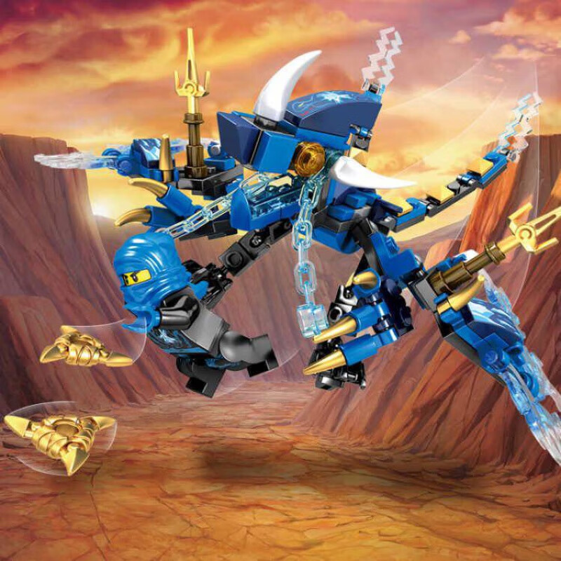 乐··高(le·go)幻影忍者神龙战车积木男孩子巨龙