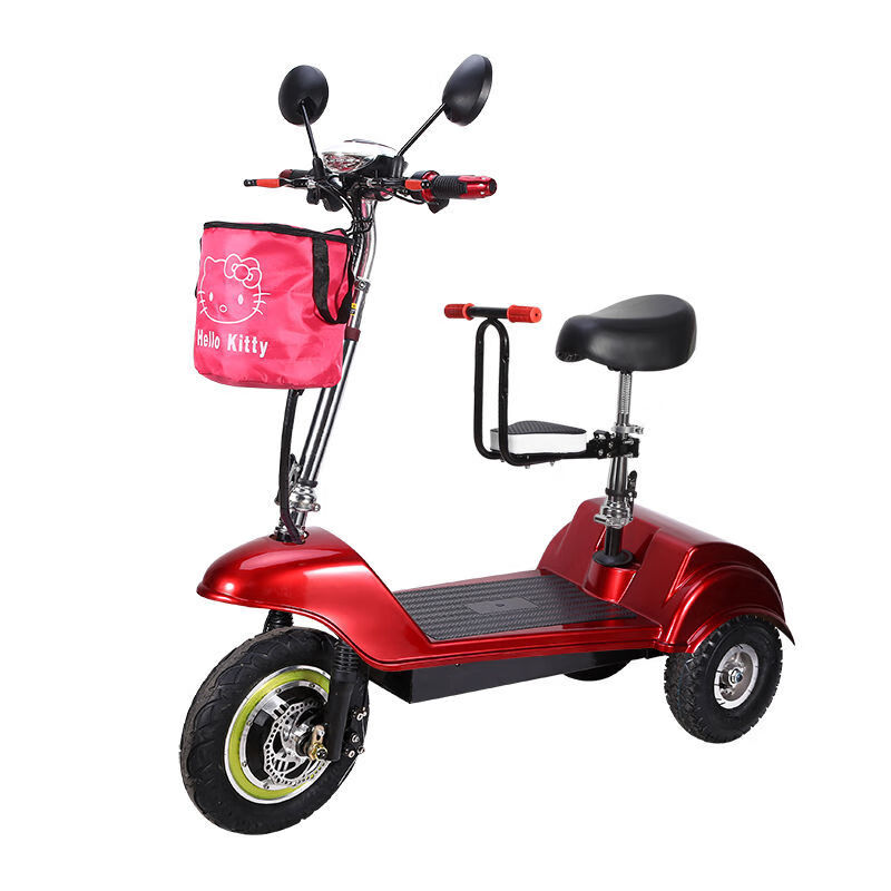 家用轻便小型女士代步车迷你电动三轮车小型便携折叠电瓶车成人女性