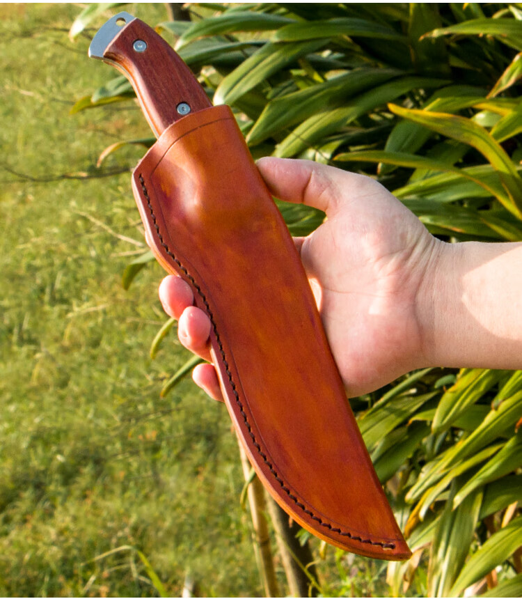 户外刀荒野求生刀一体刀高硬度军工刀小刀车载防身刀登山刀 黑色尼龙