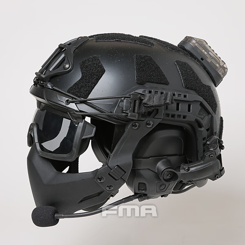 cs拾音降噪战术耳机ipsc耳罩f amp通信射击带麦转接线anc拾音降噪耳机