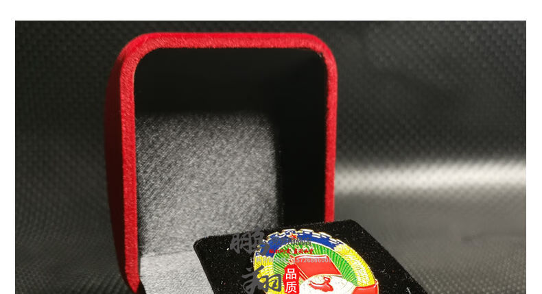 纯铜材质电镀真金人民政协徽章政协代表胸章会议使用小国徽胸针2枚