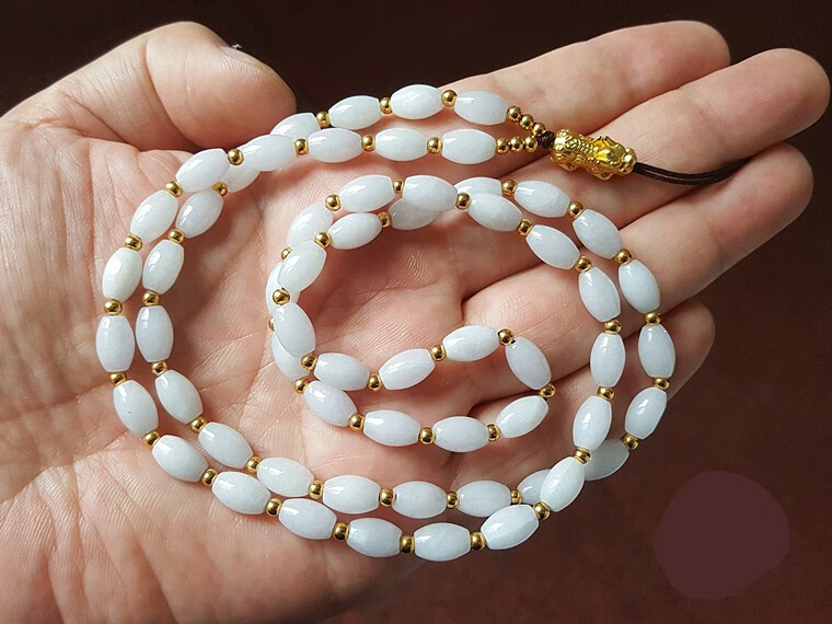 珍韵缘玉翡翠挂绳挂链项链链子绳子吊坠珠链玉石挂件玉坠项链绳珠子浅