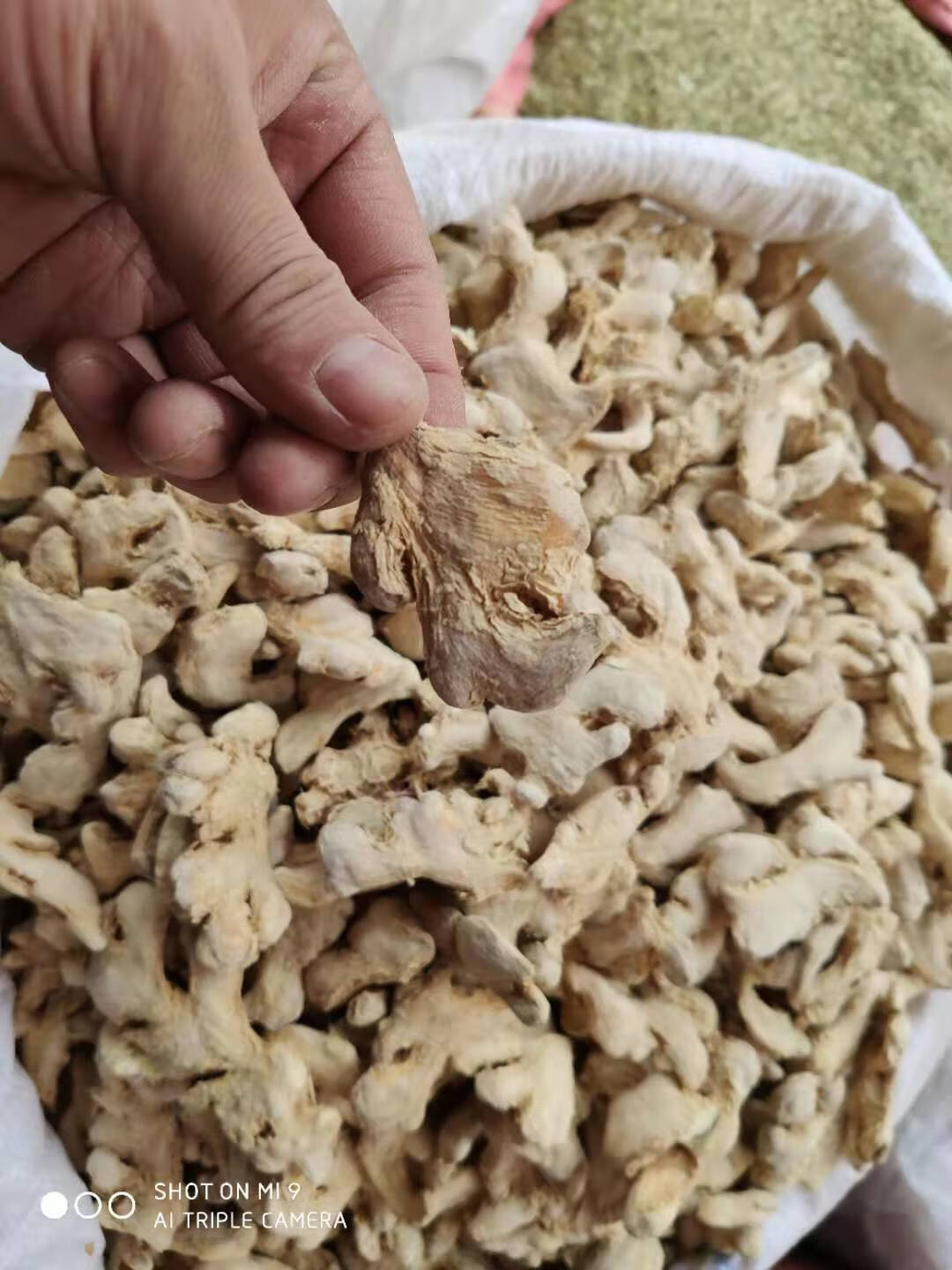 中药材干姜 特级干姜片 食用老姜片 生干姜茶 干姜粉散装批发500g