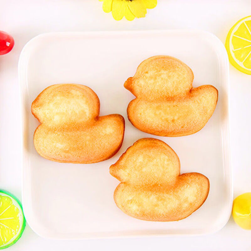 情人节礼物礼盒送女友送男友泡吧小黄鸭动物面包可爱心面包速食营养