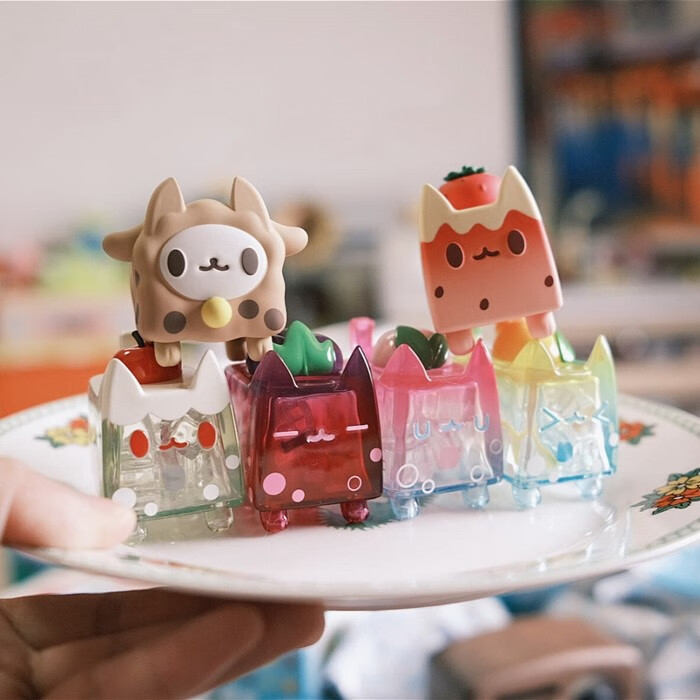 独角兽盲盒甜饮系列寻找独角兽 boxcat甜饮系列盲盒潮玩具可爱少女心